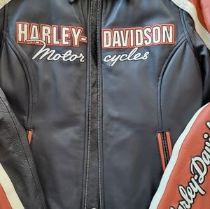 Harley Davidson Women's Leather Jacket  - Size S